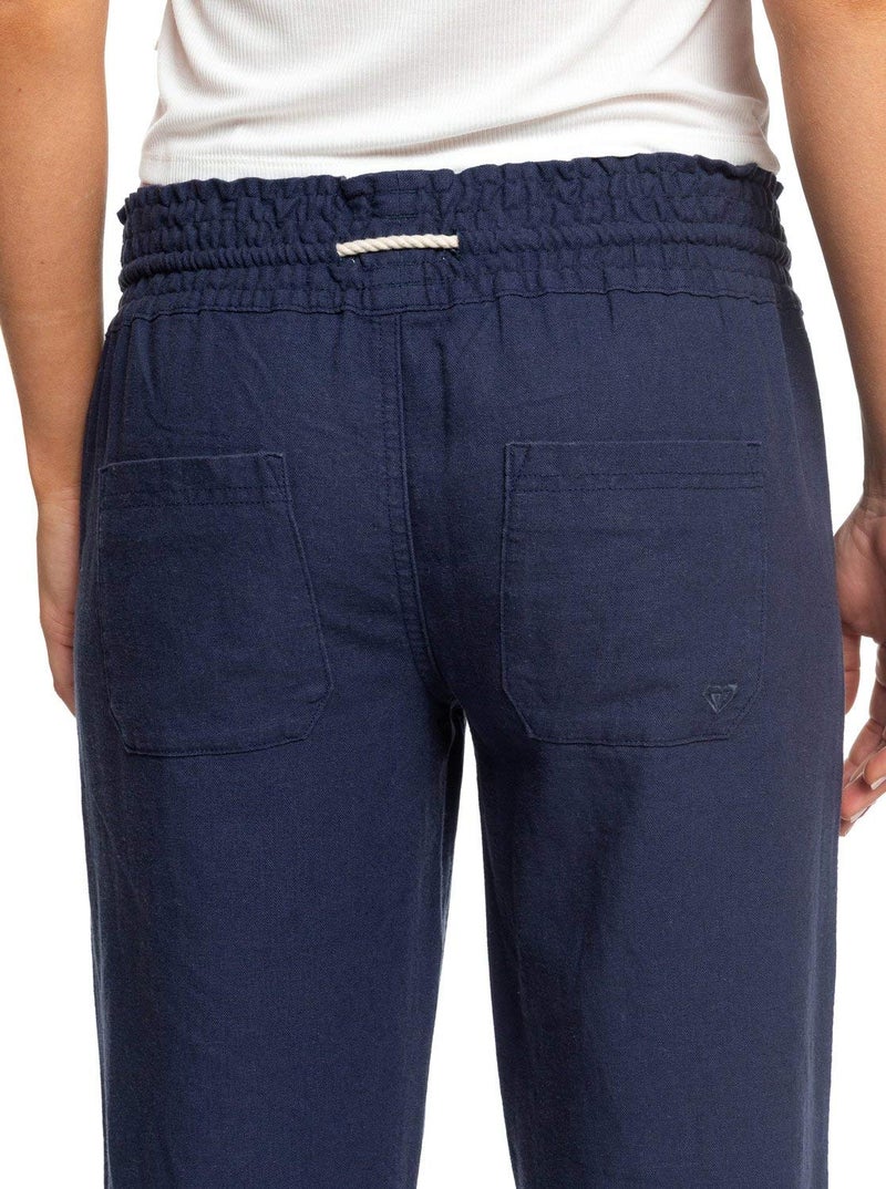 Roxy womens Oceanside Pants, Mood Indigo, Large US - Image 4